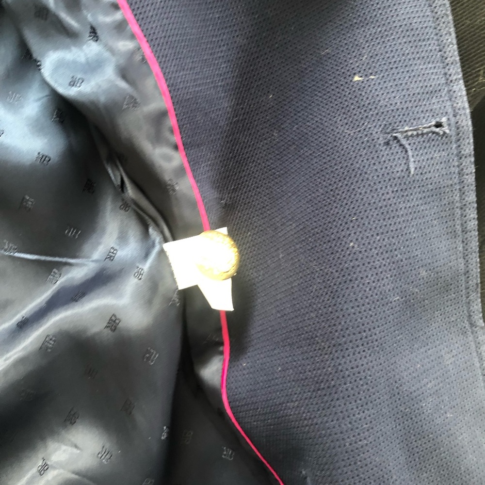 Banana Republic Navy and Black Peacoat - Picture 6 of 7